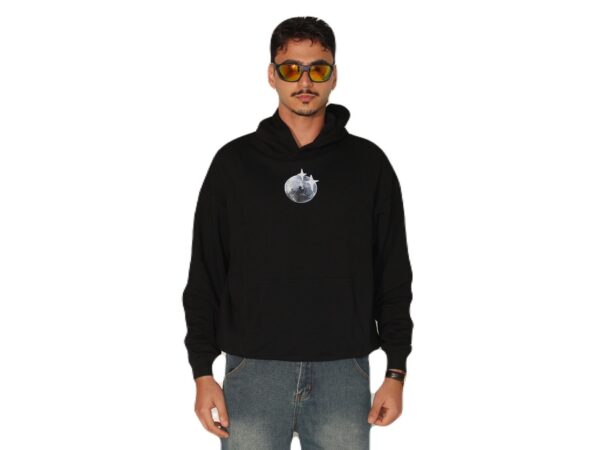 Black Disco Ball Hoodie