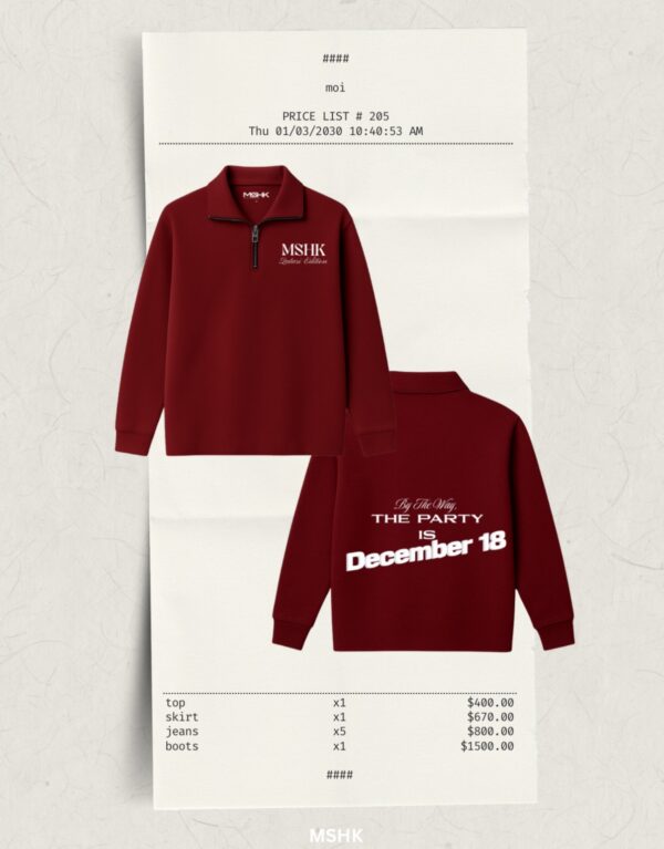 Qatari Edition Quarter Zip Sweater